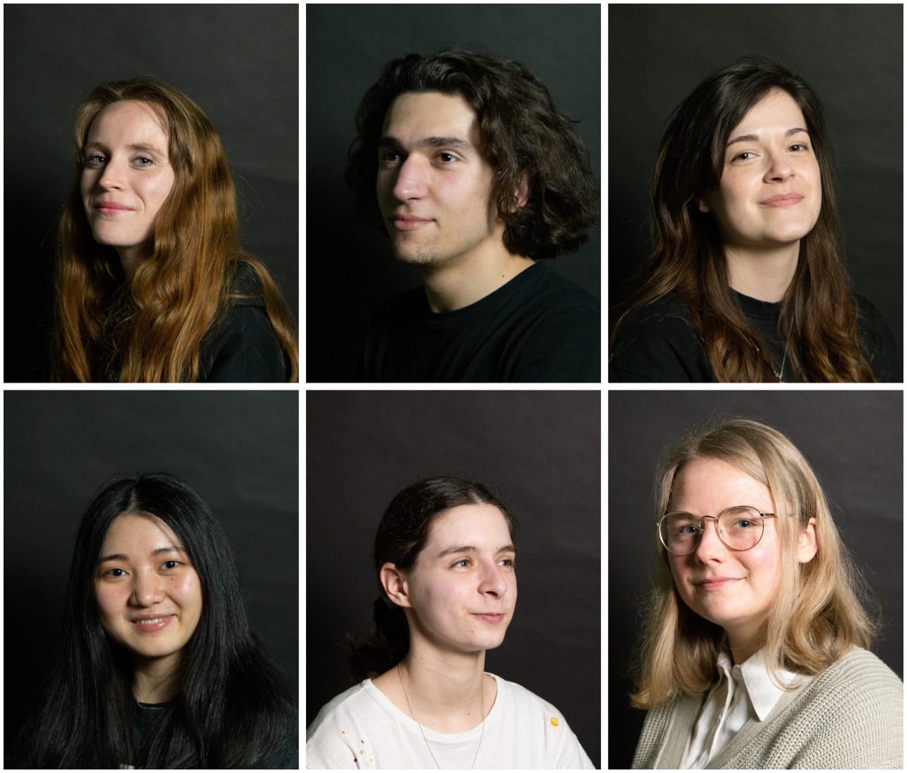 Fleur Larcena, Yohan Gameiro, Clémence Beauprez, Samantha Liu, Brune de Cerval e Aurélie Lequien